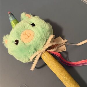 Cuddly Buddies Mint Unicorn Plush Wand